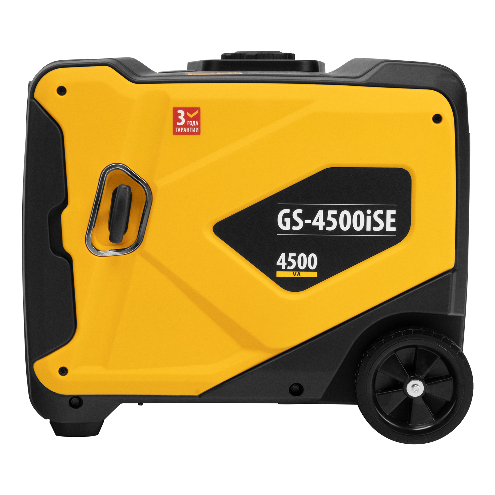 Генератор инверторный GS-4500iSE, 4,5 кВт, 230 В, закрытый корпус, электростартер DENZEL 