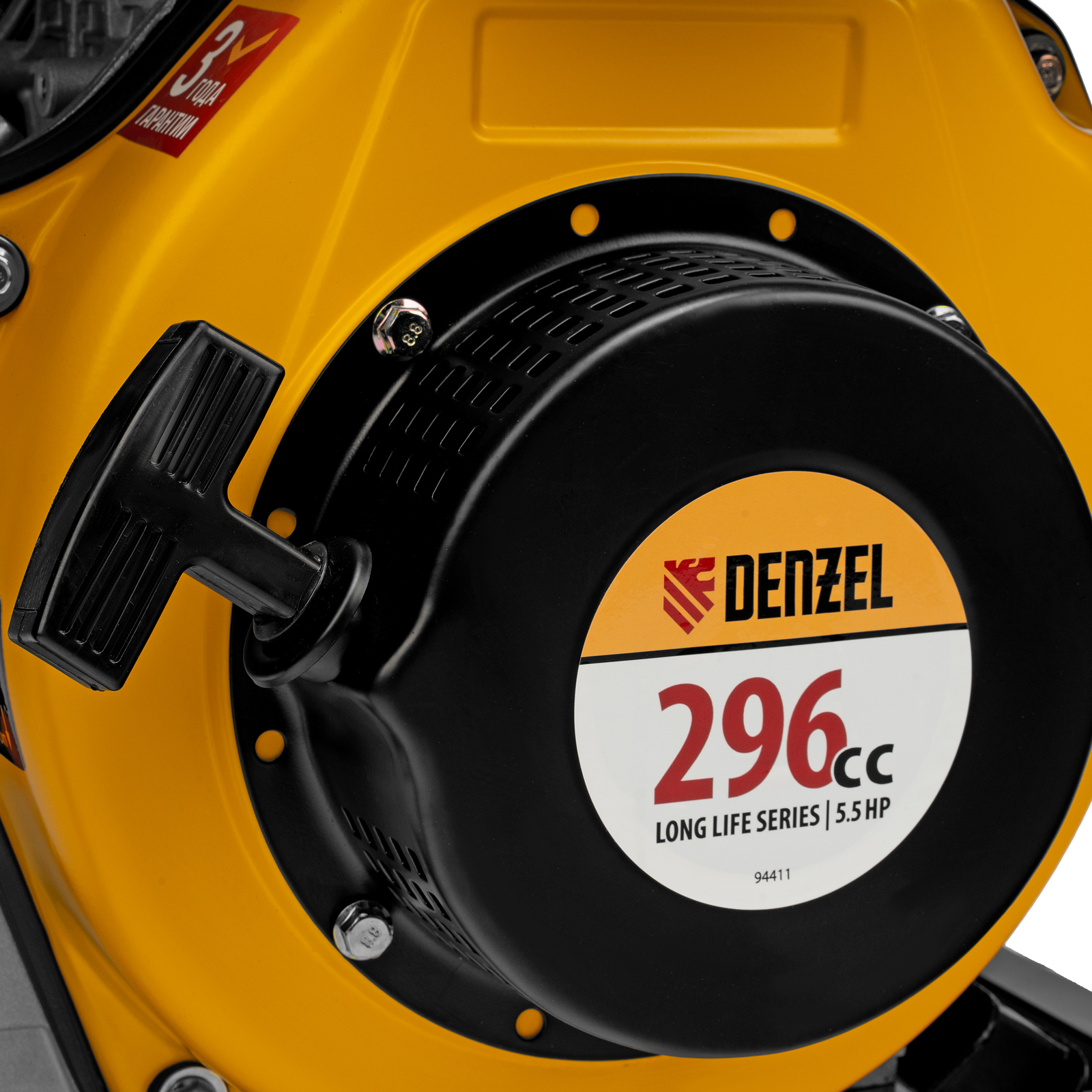 Генератор дизельный DES-32, 3,2 кВт, 230 В, 11 л, ручной стартер Denzel 