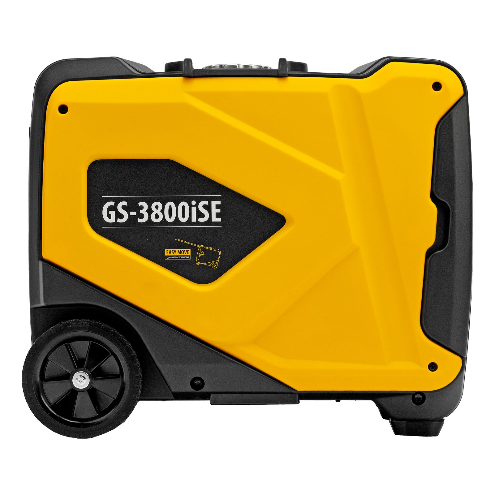 Генератор инверторный GS-3800iSE, 3,8 кВт, 230 В, закрытый корпус,электростартер Denzel 