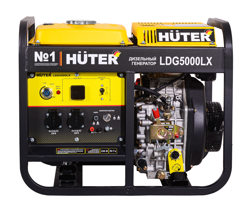 Электрогенератор дизельный LDG 5000LX Huter 64/2/7 