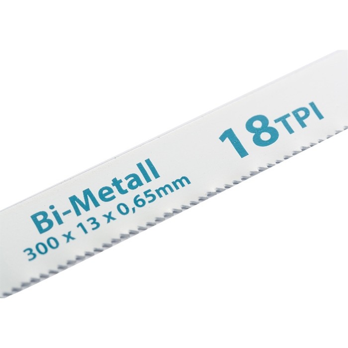 Полотна для ножовки по металлу, 300 мм, 18 TPI, BIM, 2 шт Gross 