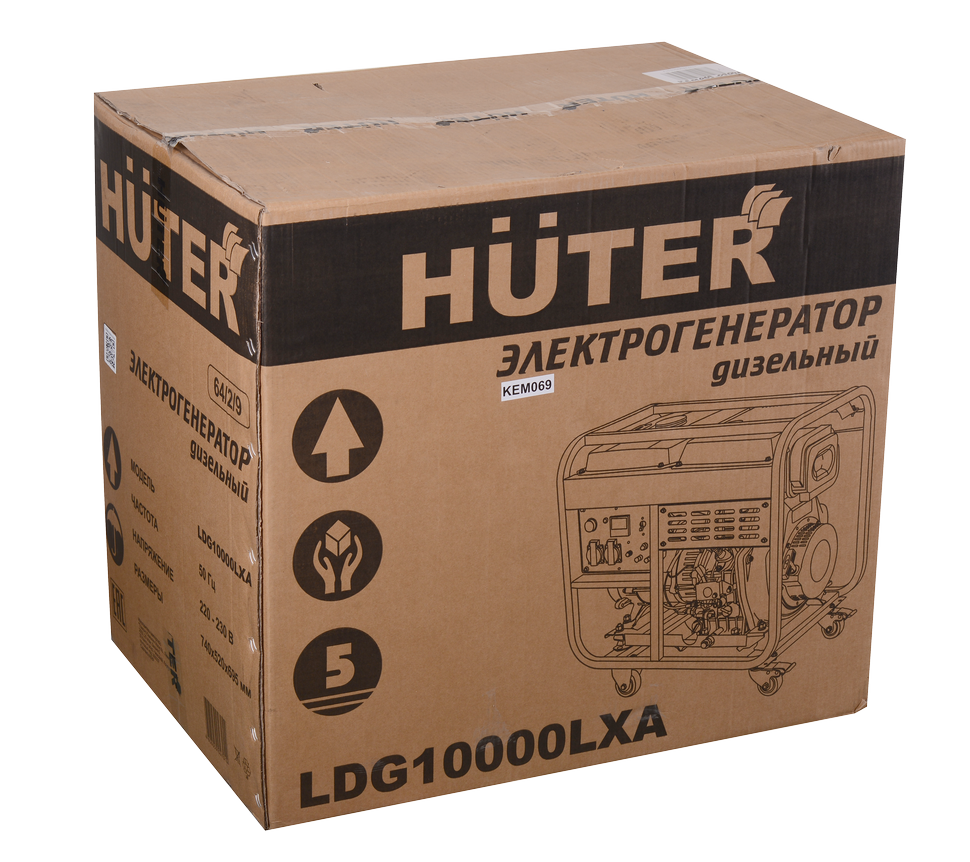 Электрогенератор дизельный LDG 10000LXА Huter 64/2/9 