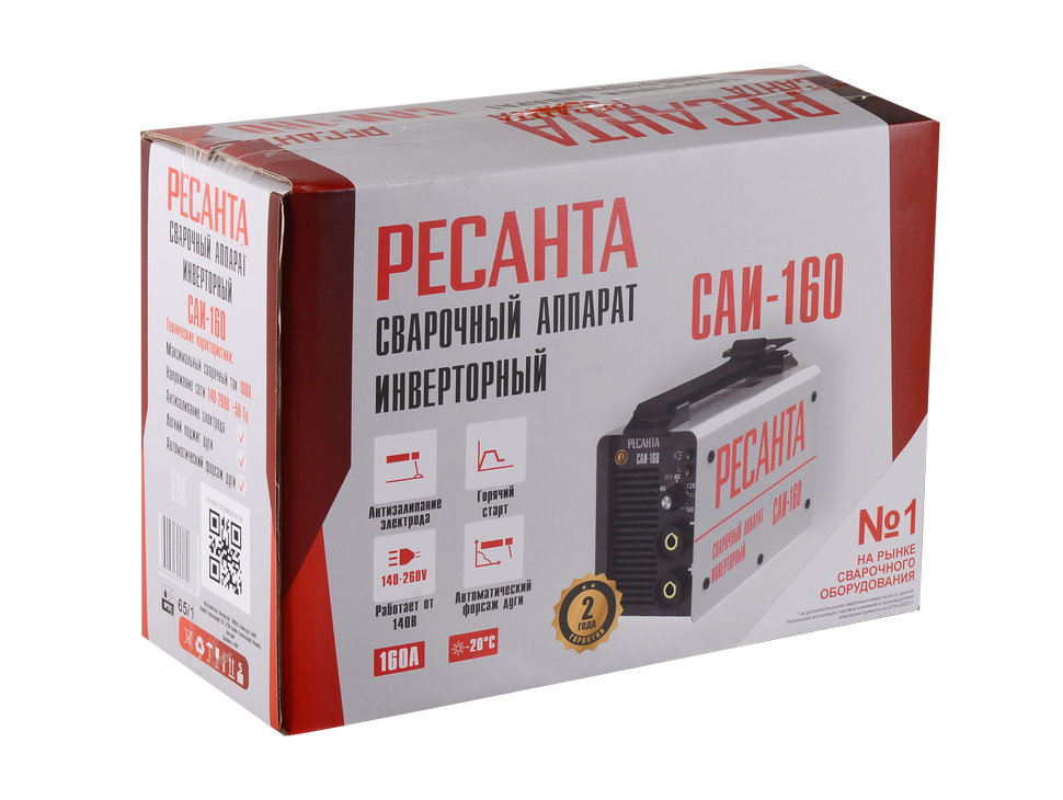 Сварочный аппарат инверторный Ресанта САИ 160 
