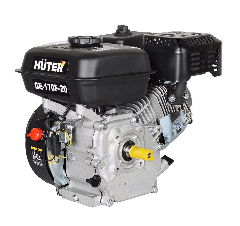 Двигатель бензиновый Huter GE-170F-20 