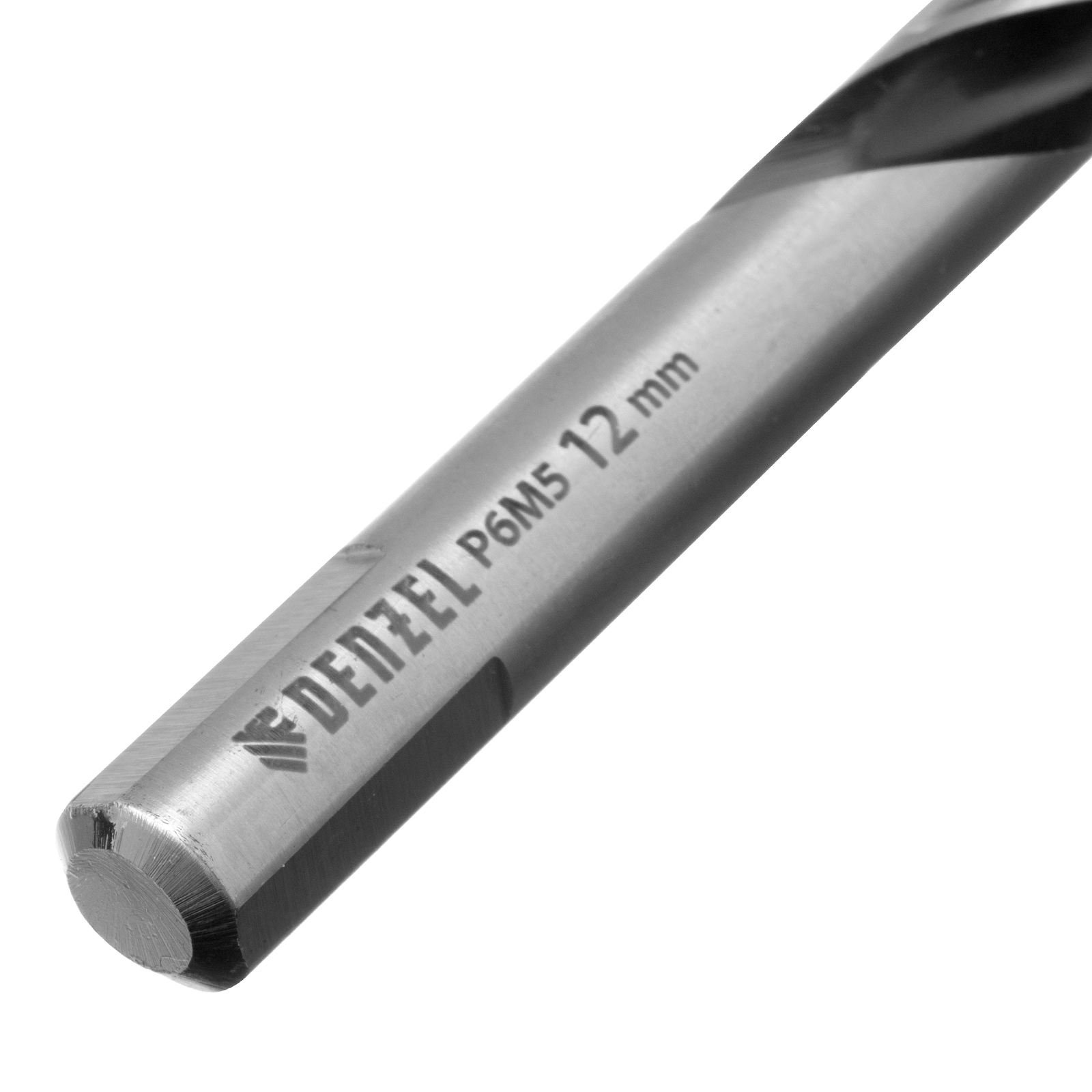 Сверло спиральное по металлу 12 x 151мм, Р6М5, Golden Tip, многогранная заточка Denzel 