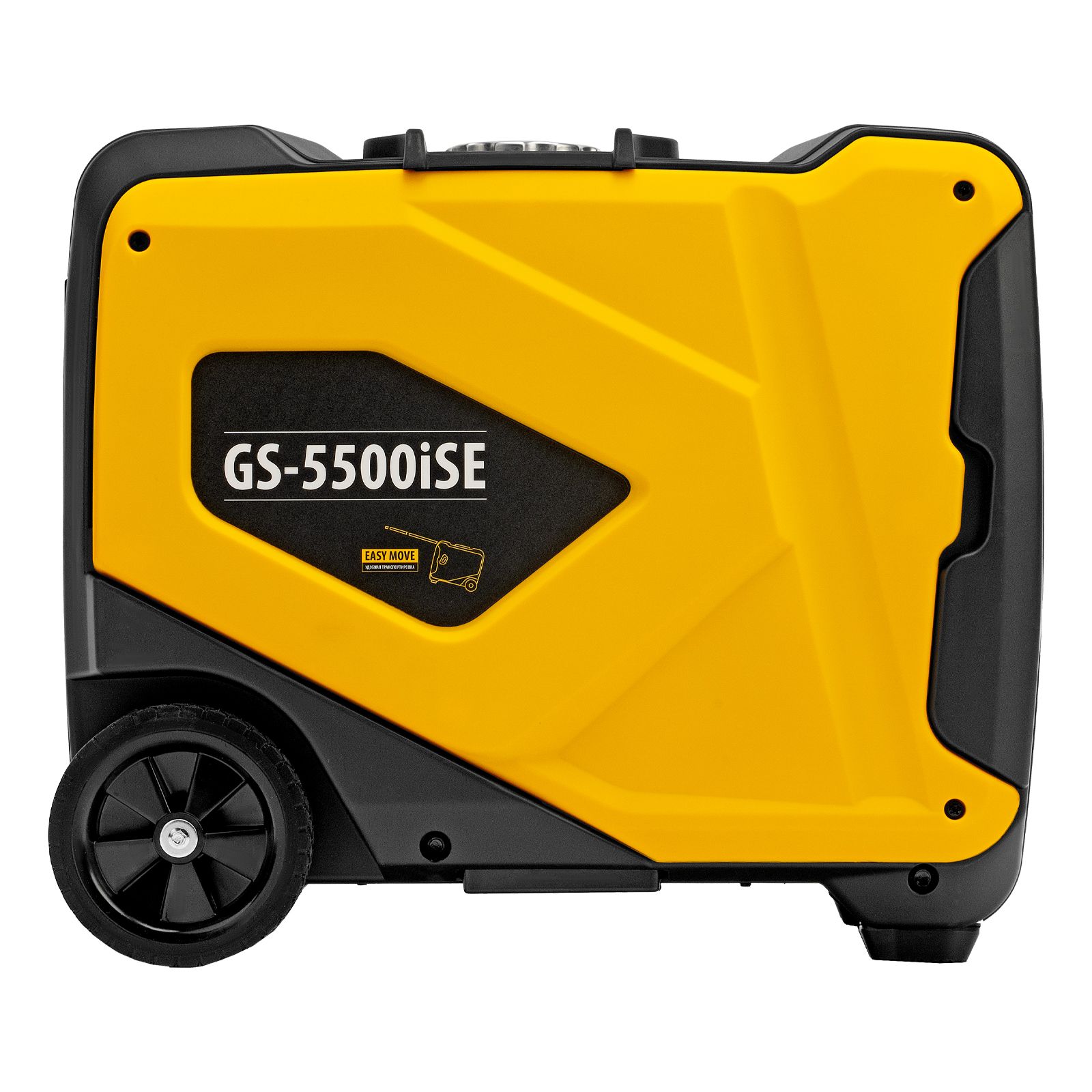 Генератор инверторный GS-5500iSE, 5,5 кВт, 230 В, закрытый корпус,электростартер Denzel 