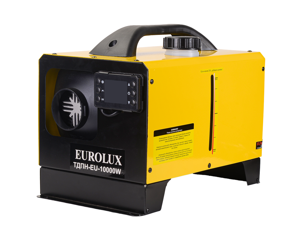 Тепловая дизельная пушка непрямого нагрева ТДПН-EU-10000W Eurolux 