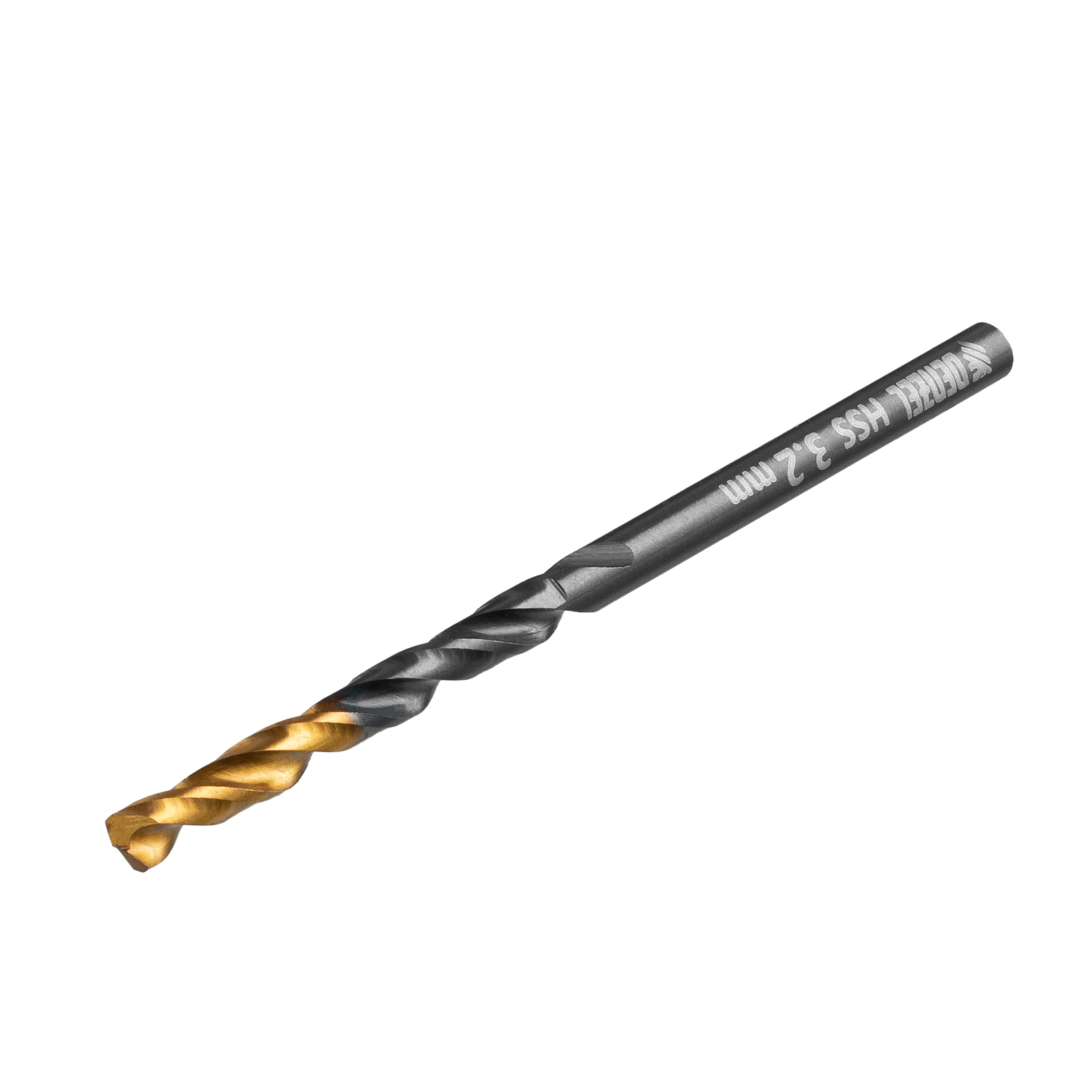 Сверло по металлу, 3,2 мм, HSS-Tin, Golden Tip, 10 шт. Denzel 