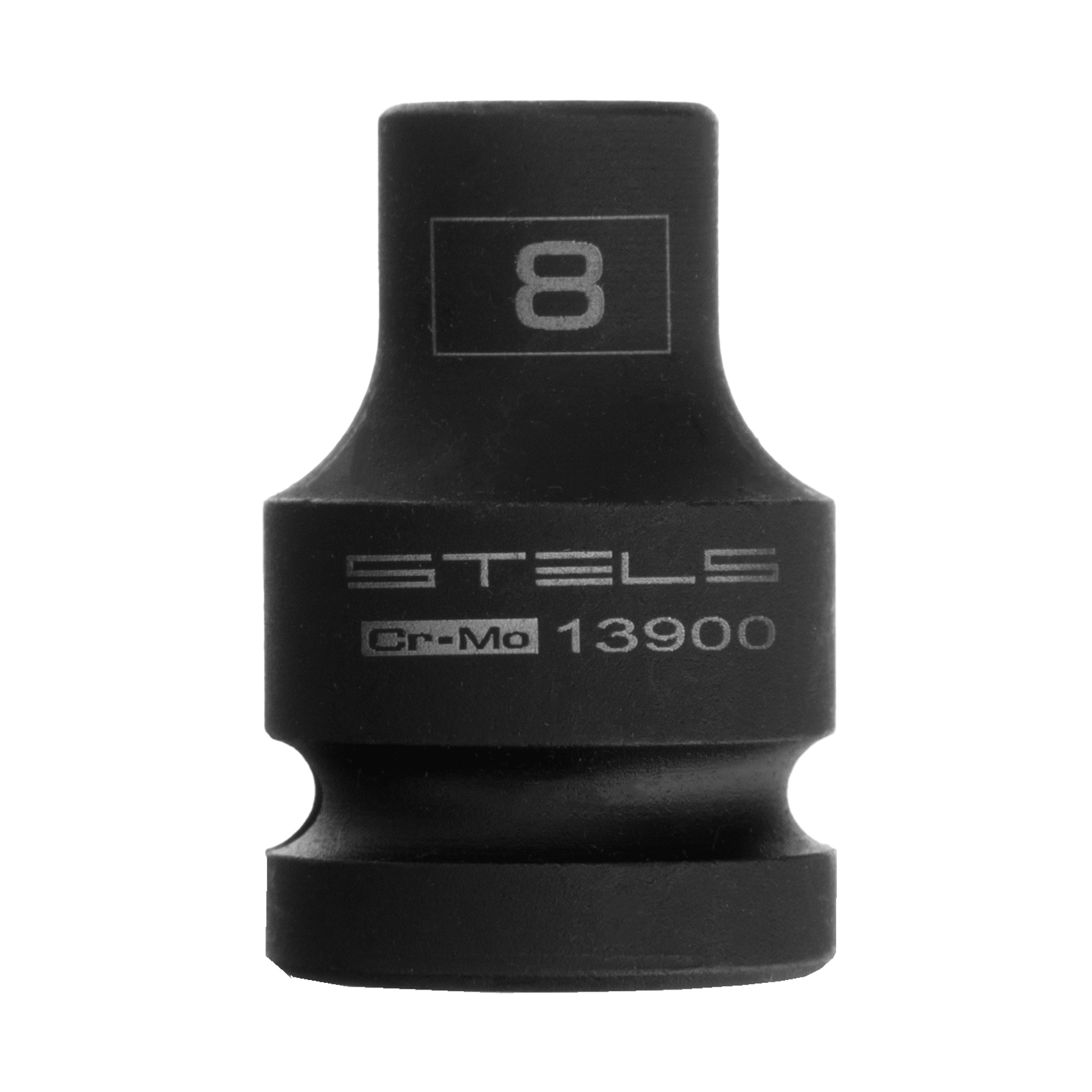 Головка ударная шестигранная, 8 мм, 1/2, CrMo Stels 