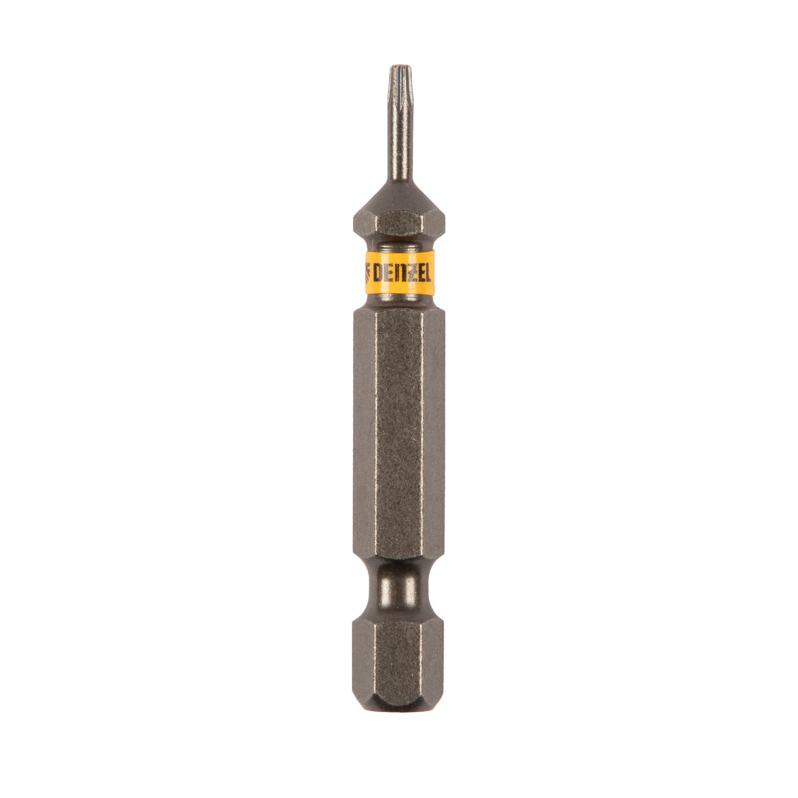 Бита TX 6х50, сталь S2, шестигранный профиль, 10 шт. Е 6,3 Denzel 