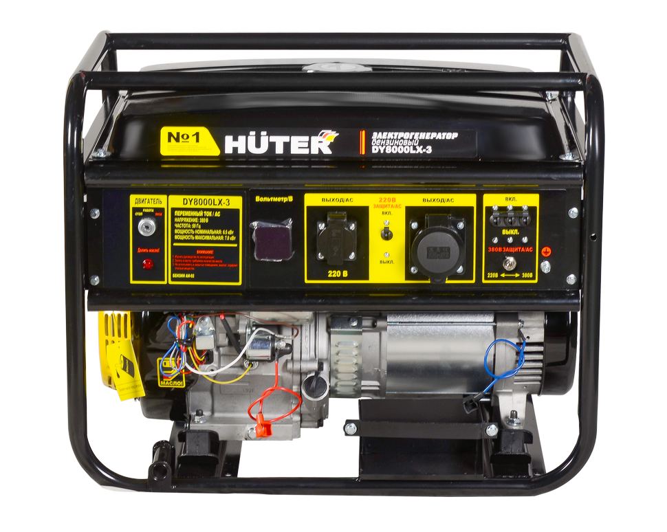 Портативный бензогенератор Huter DY8000LX-3 64/1/28 