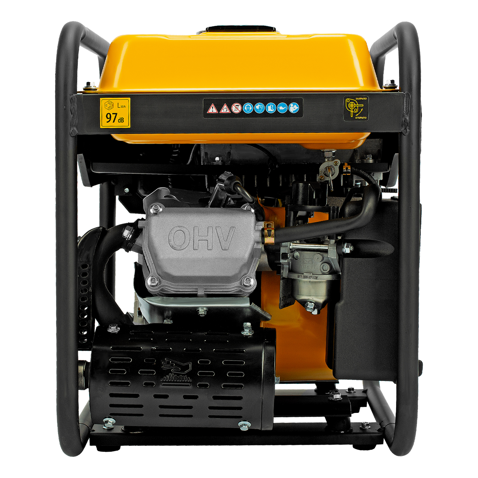 Генератор инверторный GK-5500iF, 5,5 кВт, 230 В, ручной старт DENZEL 
