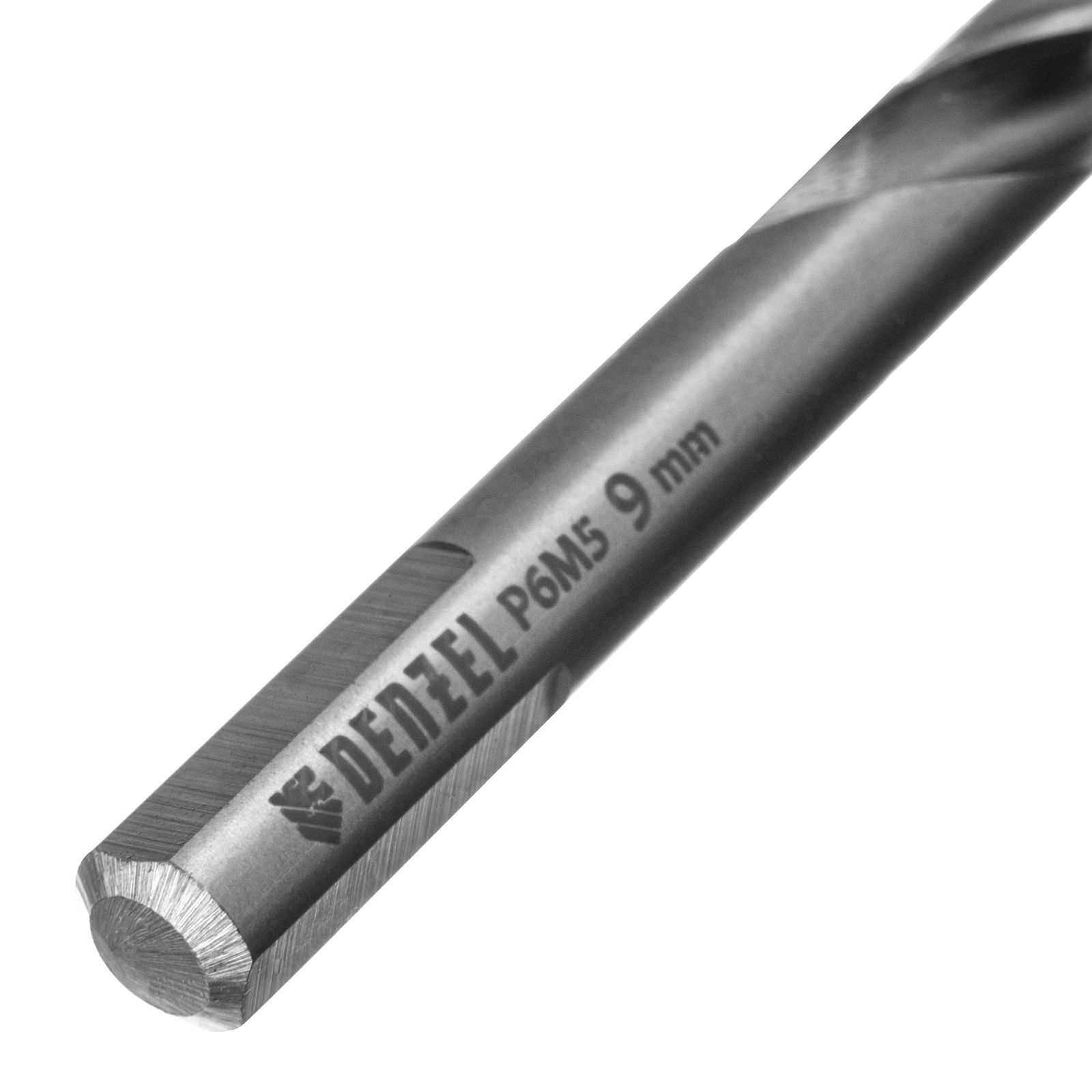 Сверло спиральное по металлу 9 x 125 мм, Р6М5, Golden Tip  Denzel 