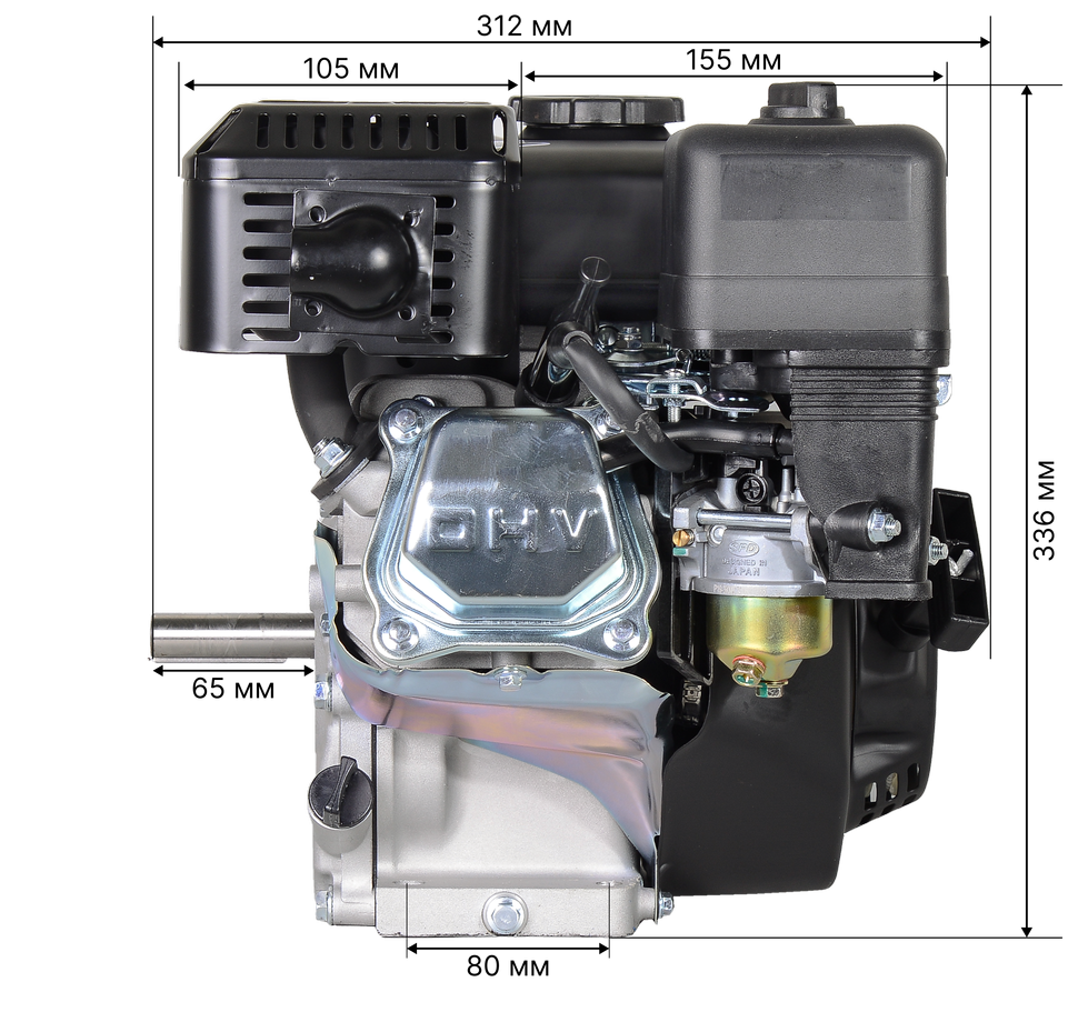 Двигатель бензиновый Huter GE-170F-19 