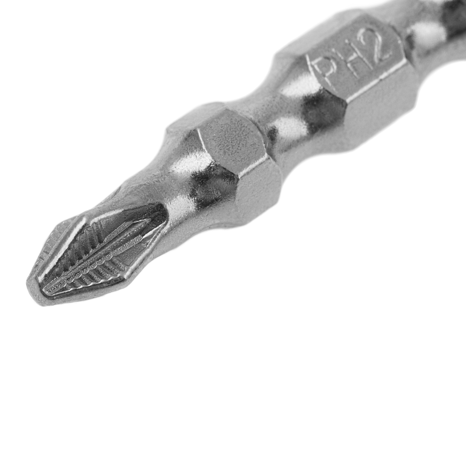 Бита двухсторонняя, PH2-PZ2 х 45 мм, сталь S2, 10 шт. Gross 
