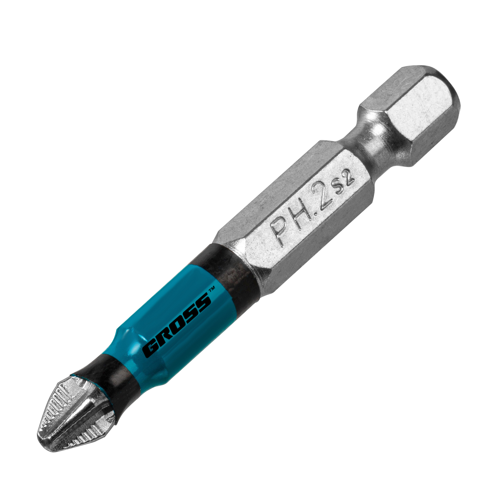 Бита PH2 х 50, сталь S2, 10 шт. Gross 