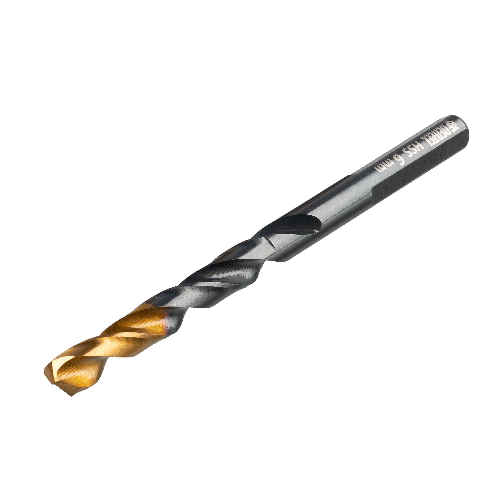 Сверло по металлу, 6 мм, HSS-Tin, Golden Tip, 10 шт. Denzel 