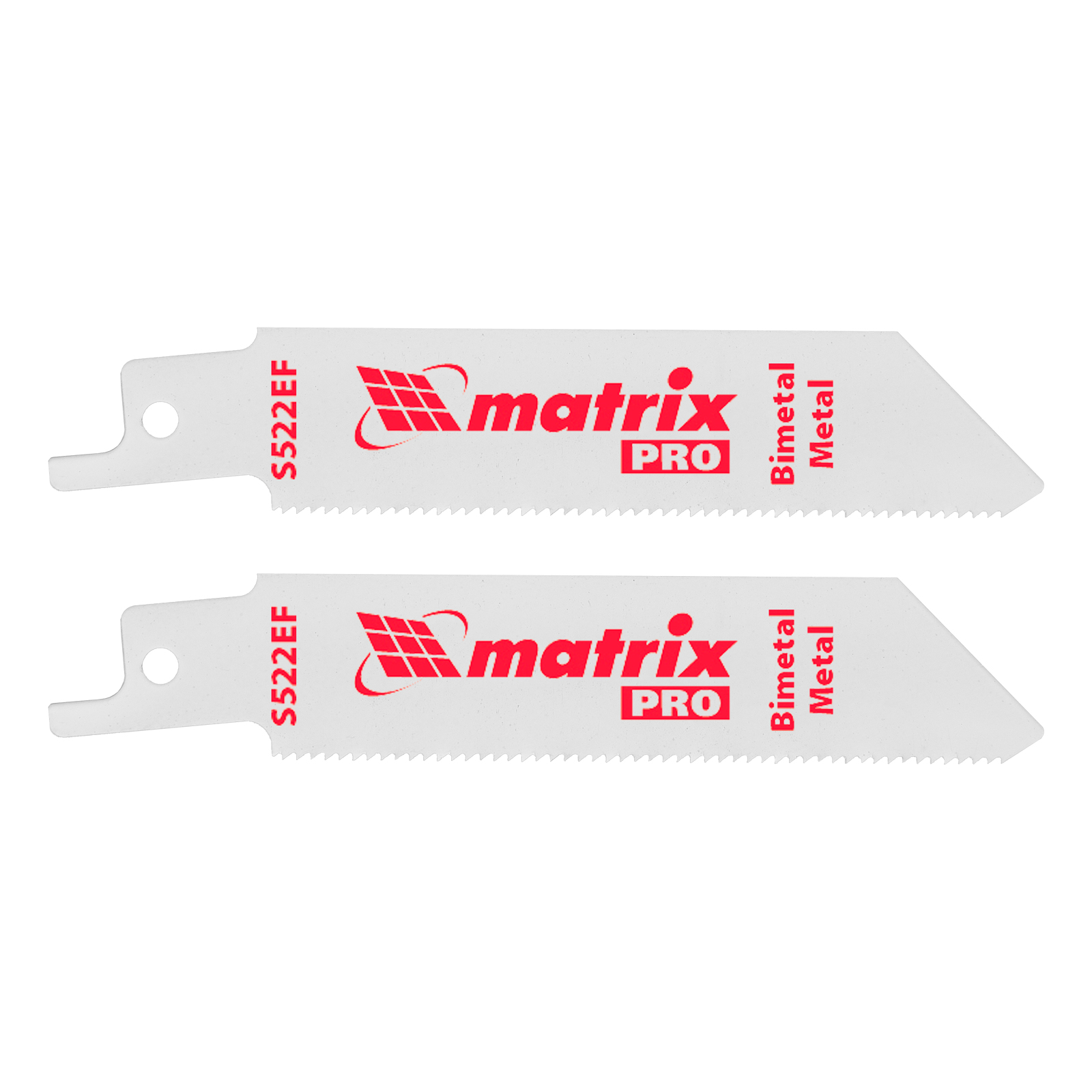 Полотна по металлу для сабельной пилы S522EF 75/1.4 мм, Bimetal, 2 шт, Pro Matrix 