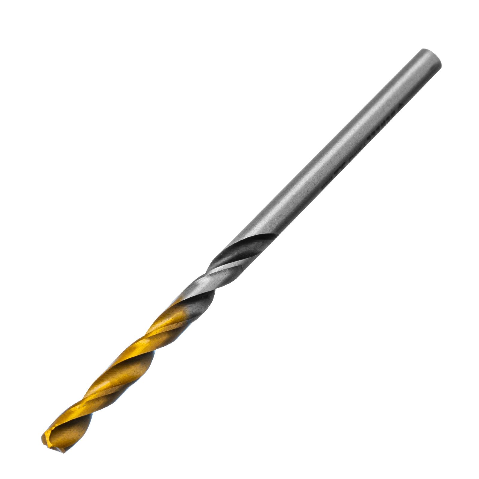 Сверло спиральное по металлу 3,2 x 65мм, Р6М5, Golden Tip, многогранная заточка, 2шт. Denzel 