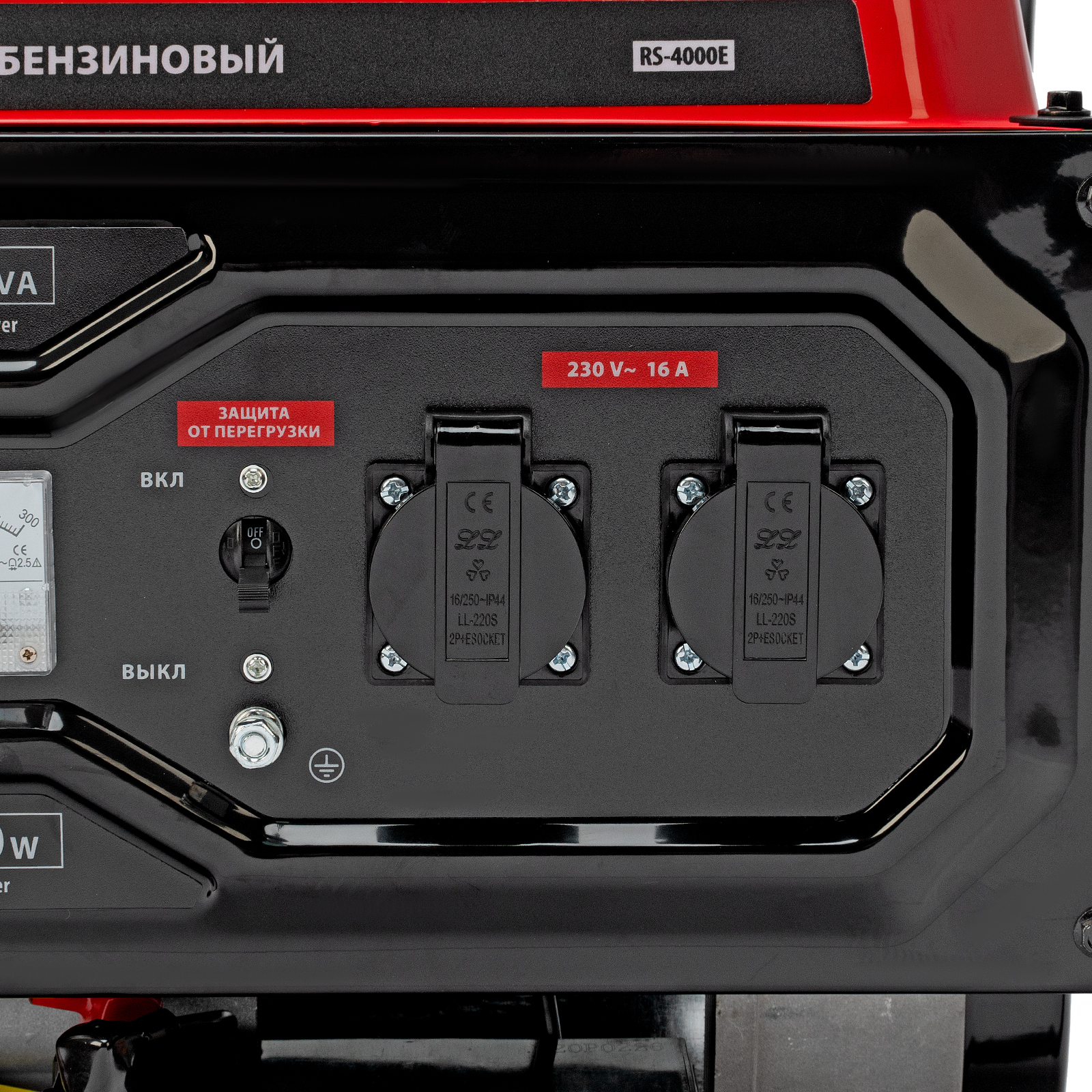 Генератор бензиновый RS-4000E, 3,3 кВт, 230В, электростартер MTX 