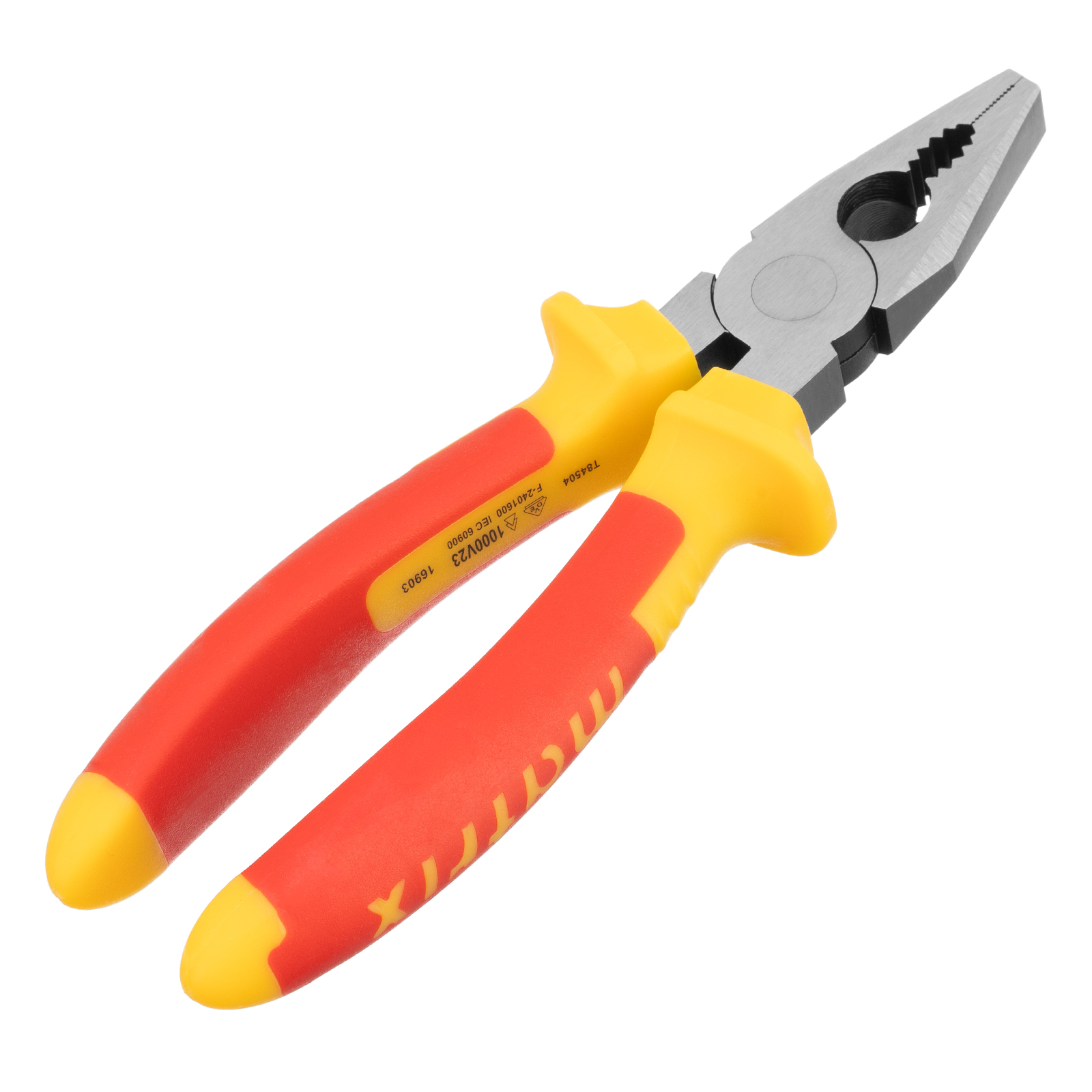 Плоскогубцы комбинированные, Insulated, 180 мм, двухкомпонентные рукоятки Matrix Professional 