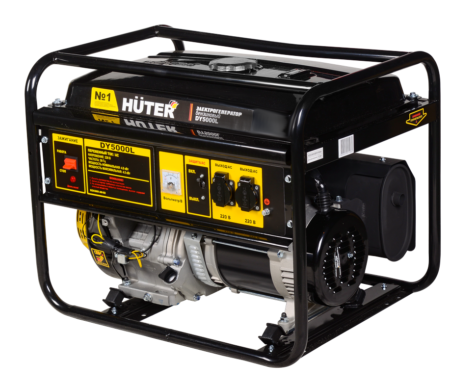 Портативный бензогенератор Huter DY5000L 64/1/5 