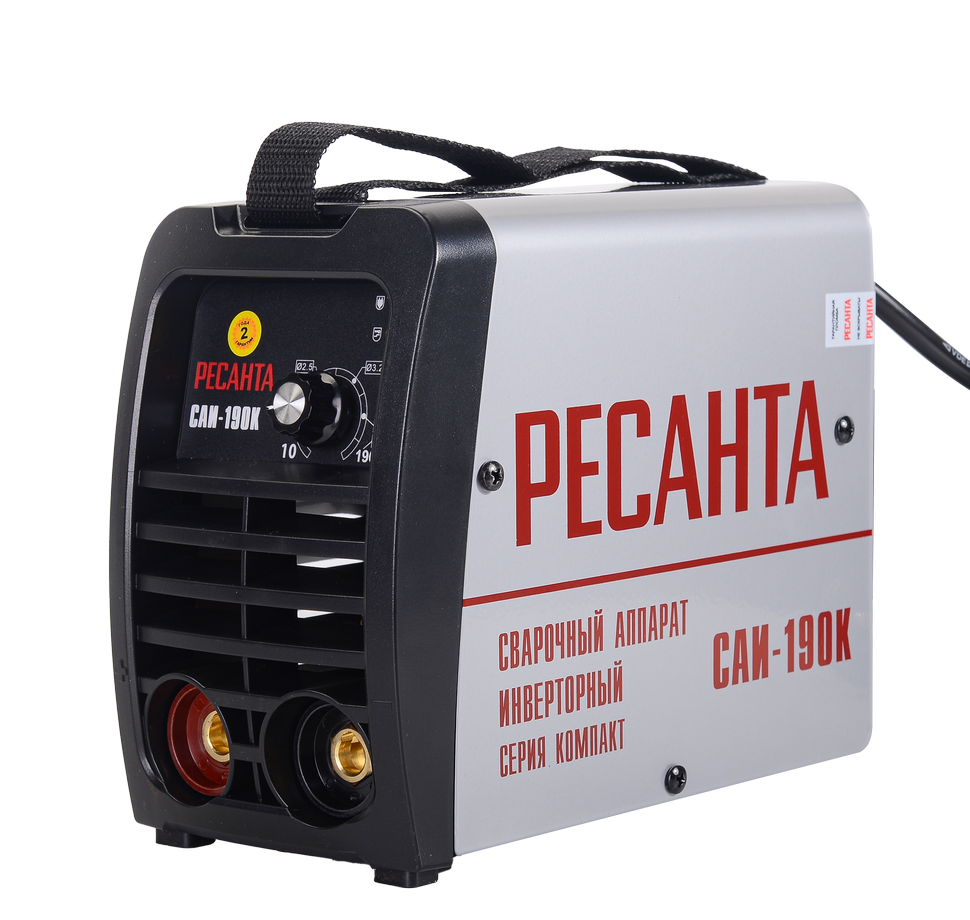 Сварочный аппарат инверторный Ресанта САИ 190К (компакт)