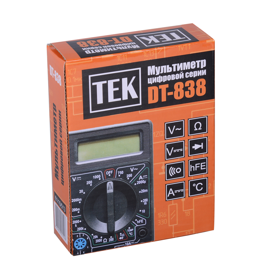 Мультиметр DT838 