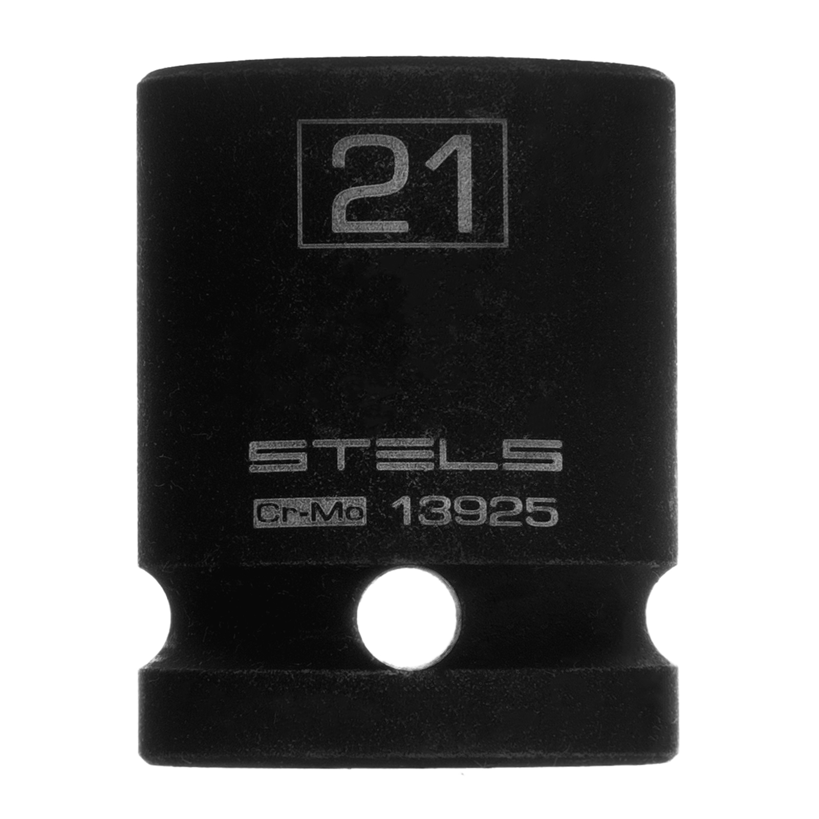 Головка ударная шестигранная, 21 мм, 1/2, CrMo Stels 