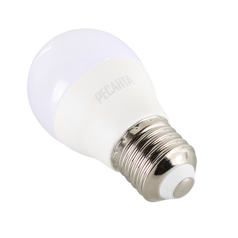 Лампа светодиодная Ресанта LL-R-G45-7W-230-4K-E27 