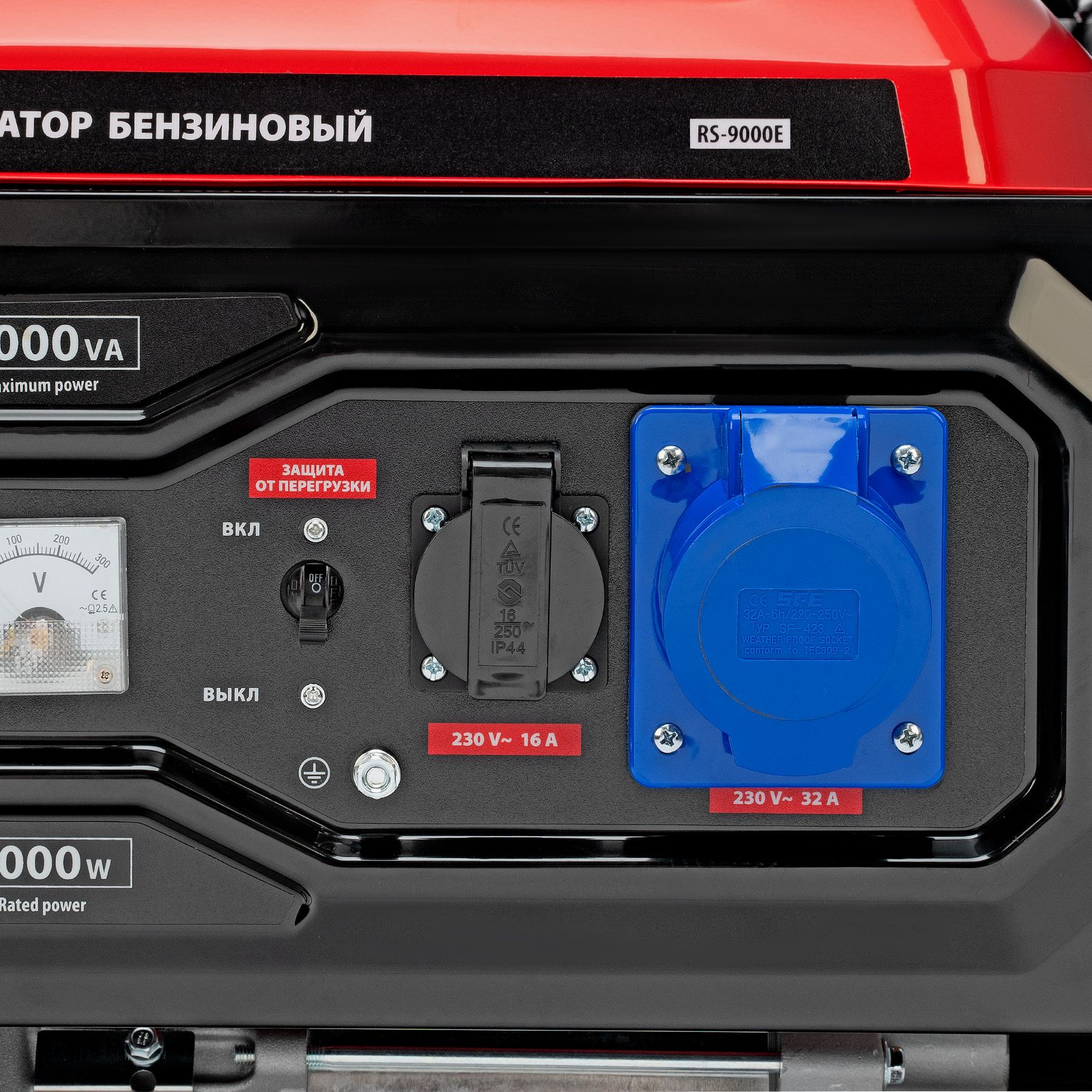 Генератор бензиновый RS-9000E, 7 кВт, 230В, электростартер MTX 