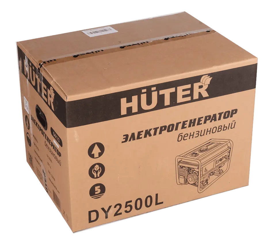 Портативный бензогенератор Huter DY2500L 64/1/3 - фото упаковки
