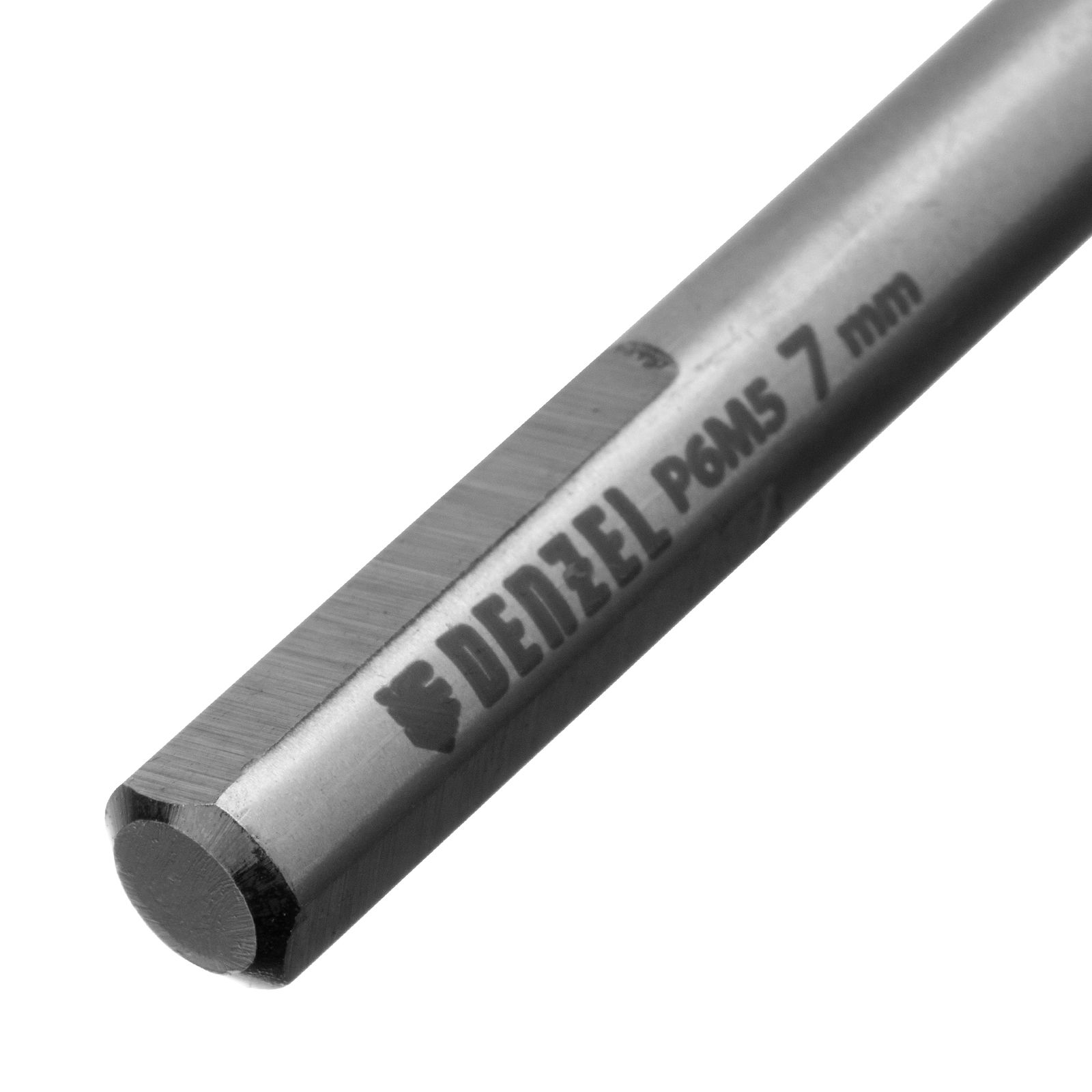 Сверло спиральное по металлу 7,0 x 109мм, Р6М5, Golden Tip, многогранная заточка Denzel 