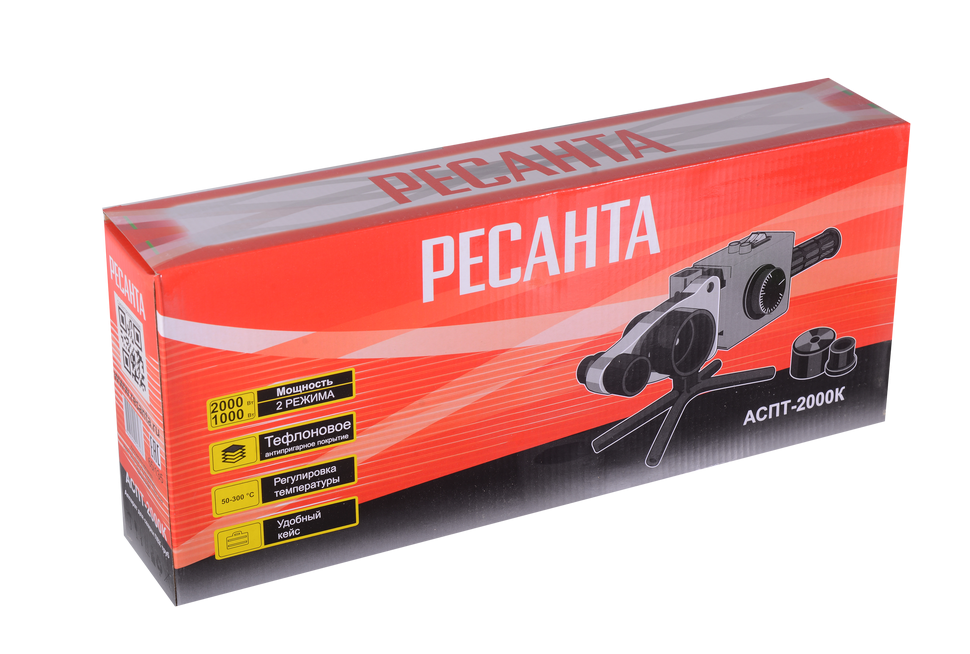Аппарат для сварки ПВХ труб Ресанта АСПТ-2000К 