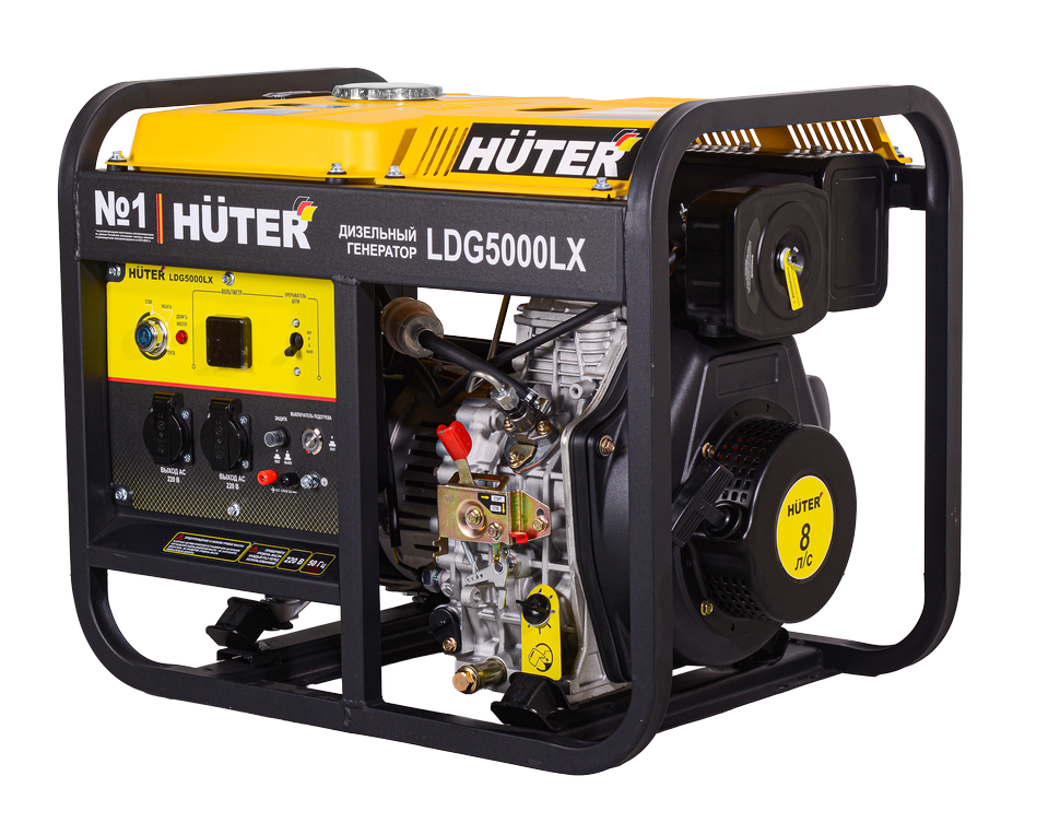 Электрогенератор дизельный LDG 5000LX Huter 64/2/7 