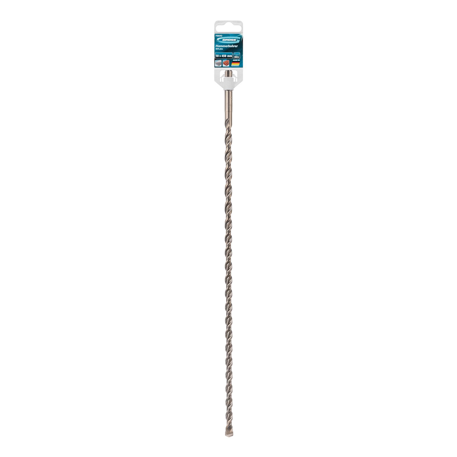 Бур по бетону Pro, 10 х 450 мм, SDS Plus Gross 