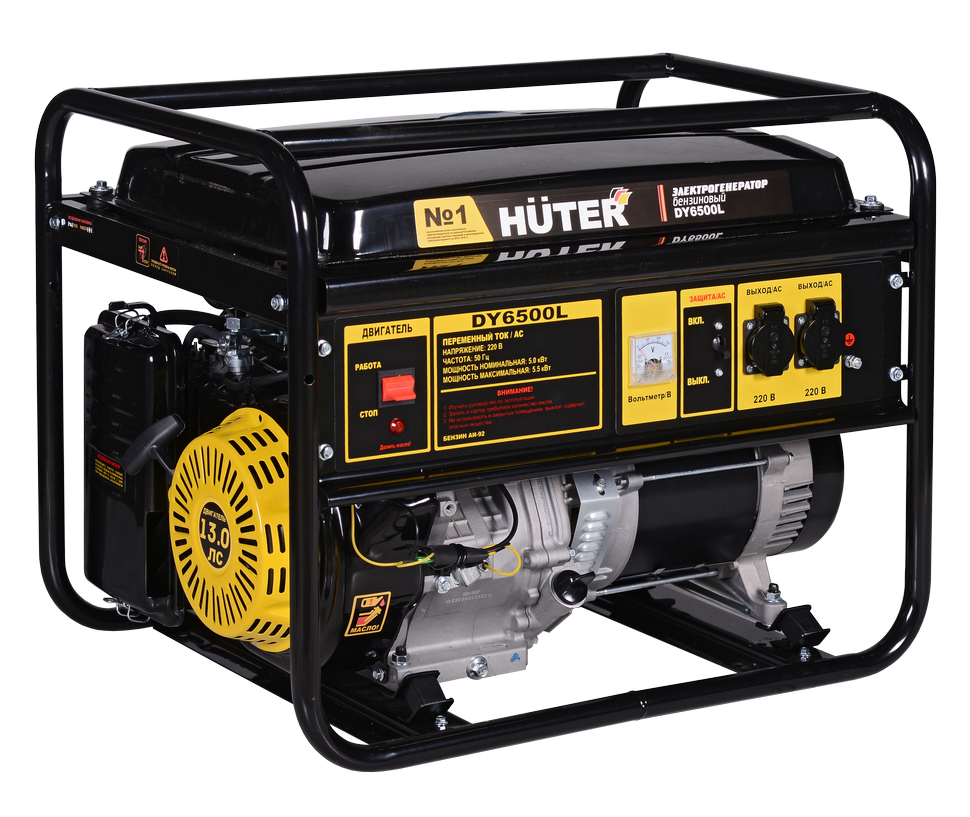 Портативный бензогенератор Huter DY6500L 64/1/6 