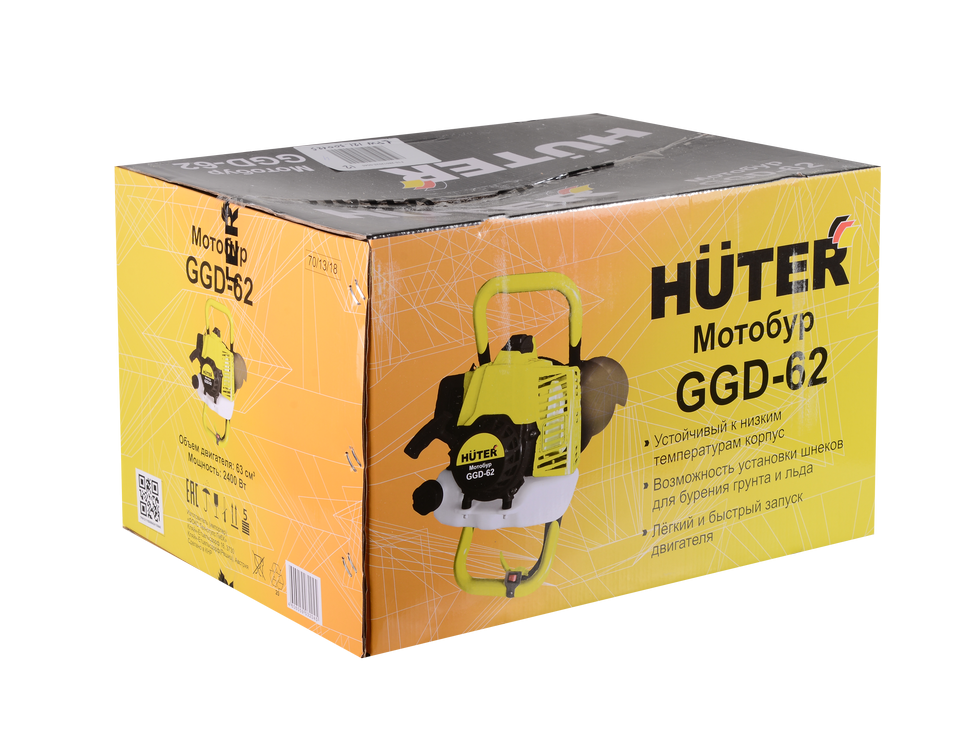 Мотобур Huter GGD-62 