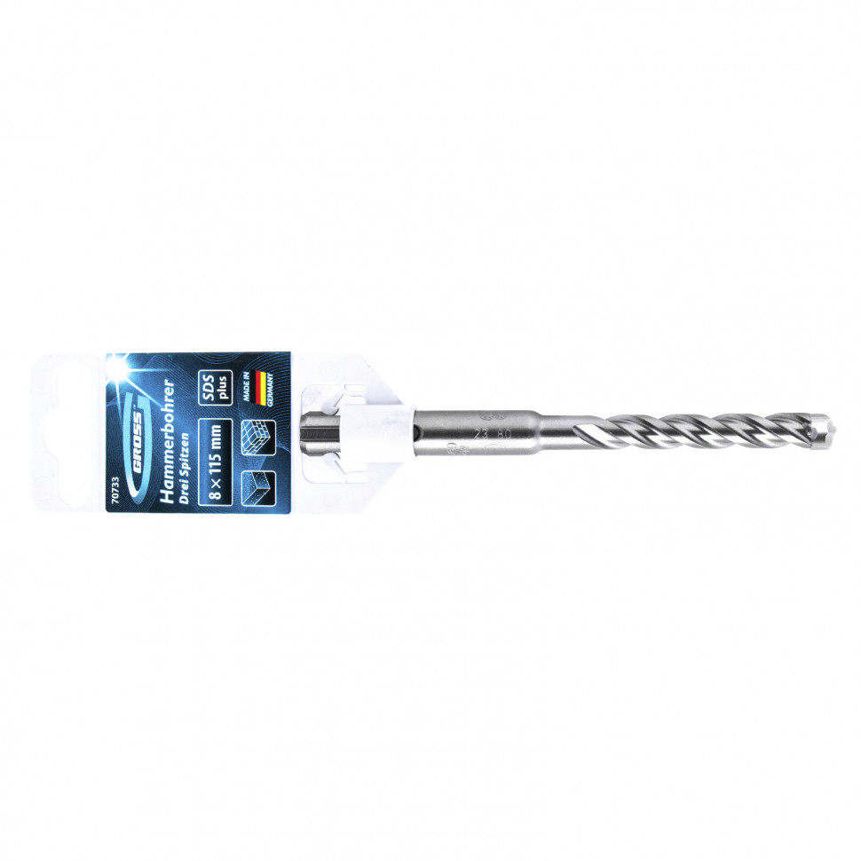 Бур по бетону Drei spitzen, 8 x 115 мм, SDS Plus Gross 