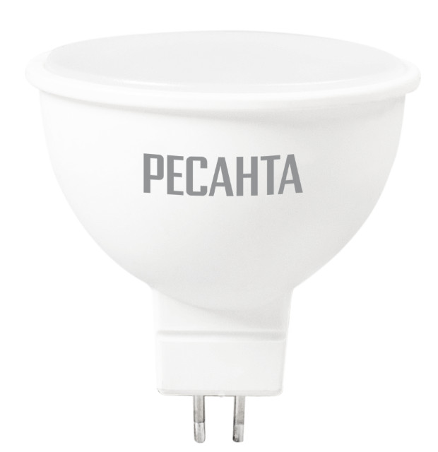 Лампа светодиодная РЕСАНТА LL-R-MR16-7W-230-4K-GU5.3 