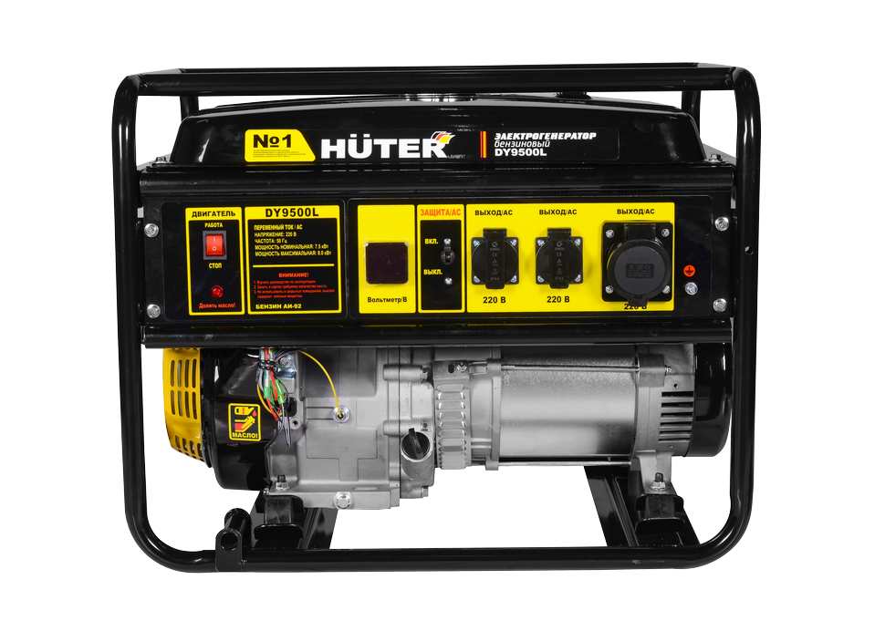 Портативный бензогенератор Huter DY9500L 