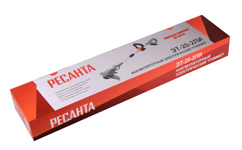 Аккумуляторный триммер Ресанта ЭТ-20-2ЛИ 