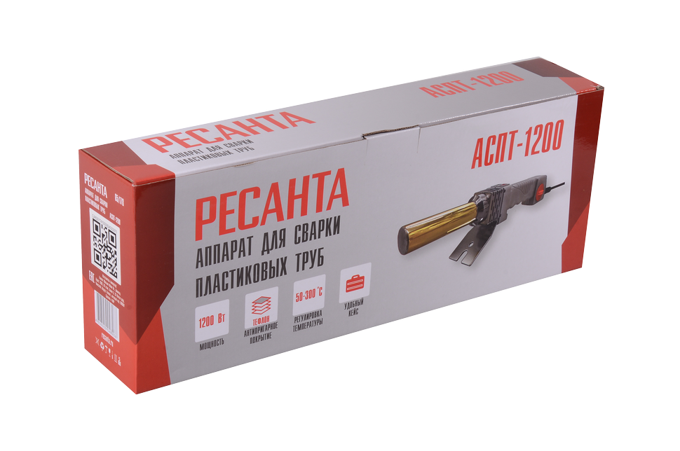 Аппарат для сварки пластиковых труб АСПТ-1200 Ресанта 