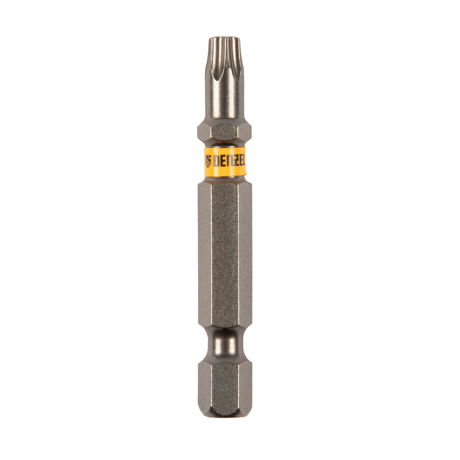 Бита TX 25х50, сталь S2, шестигранный профиль, 10 шт. Е 6,3 Denzel 