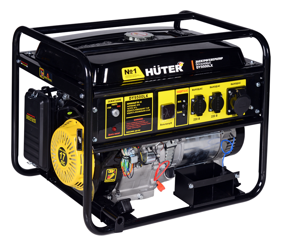 Портативный бензогенератор Huter DY9500LX 64/1/40 