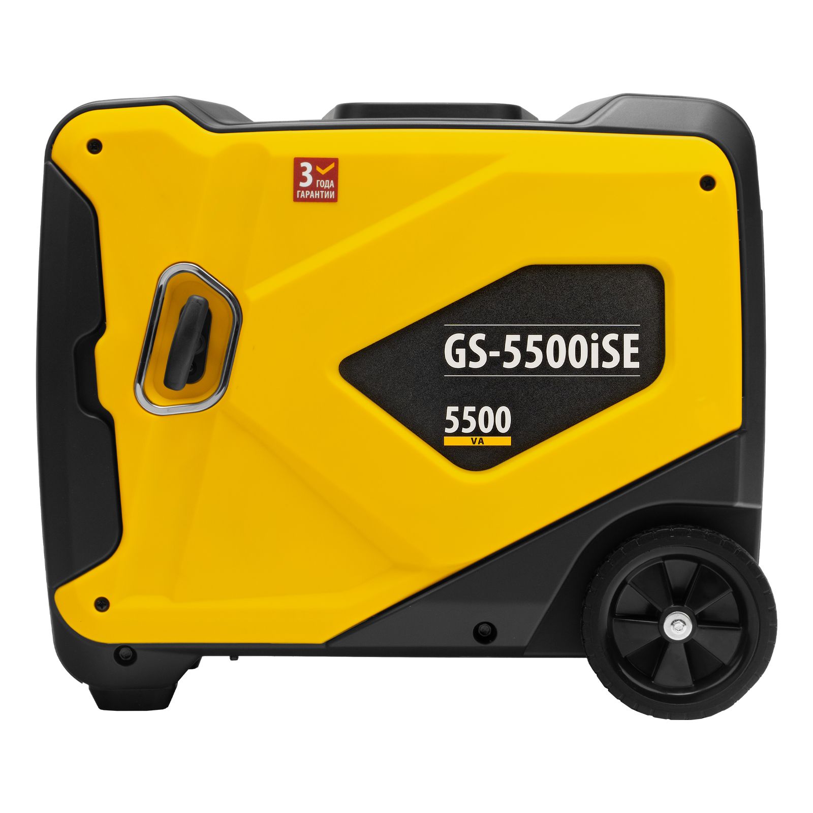 Генератор инверторный GS-5500iSE, 5,5 кВт, 230 В, закрытый корпус,электростартер Denzel 