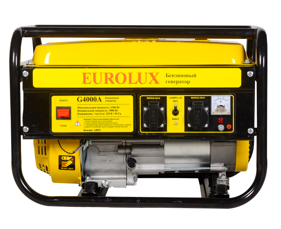 Бензиновый генератор EUROLUX G4000A 