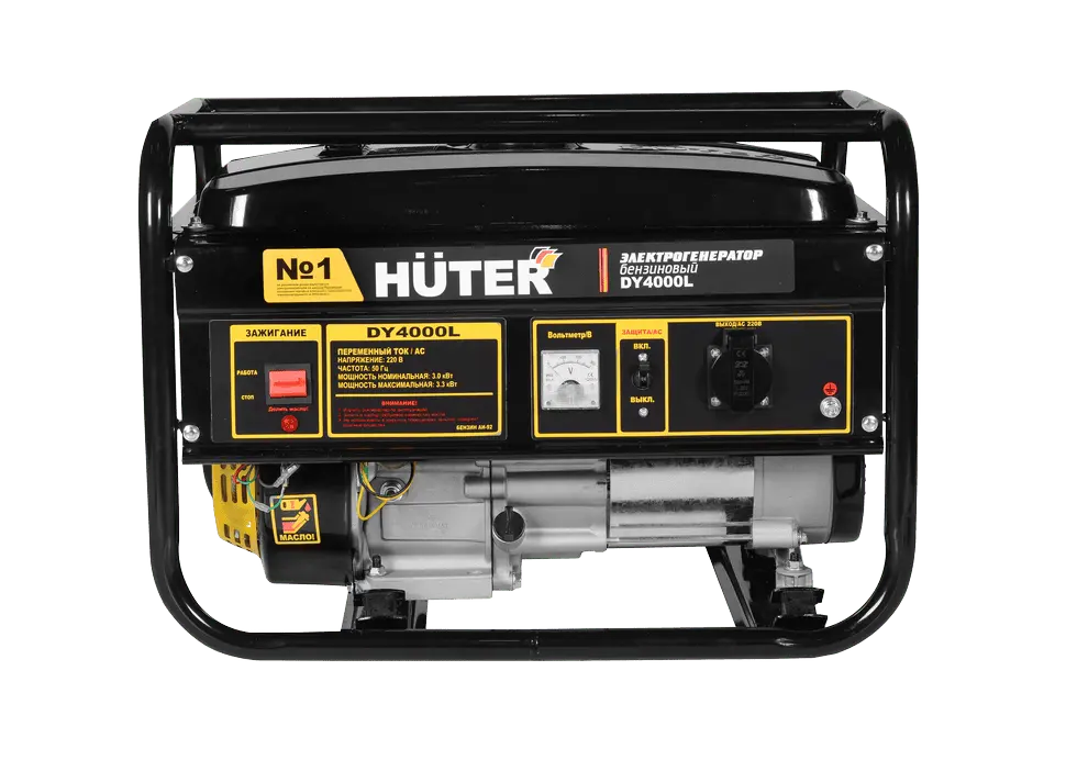 Портативный бензогенератор Huter DY4000L 64/1/21 - общий вид (1)