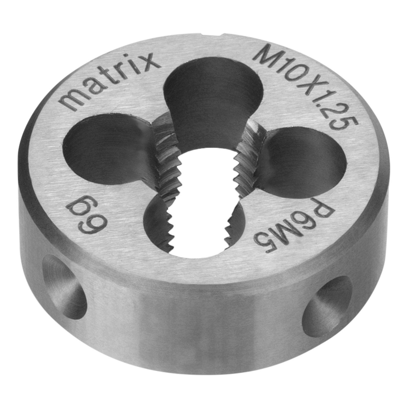 Плашка М10 х 1.25 мм, Р6М5 Matrix 