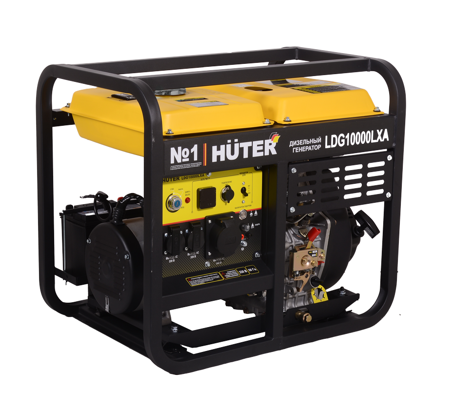 Электрогенератор дизельный LDG 10000LXА Huter 64/2/9